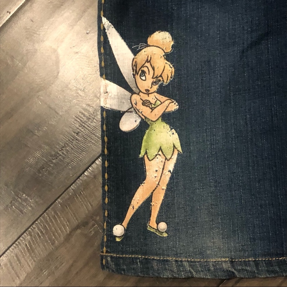 Disney Tinkerbell Pixie Dust Denim Skirt - Size 6 - Picture 3 of 16
